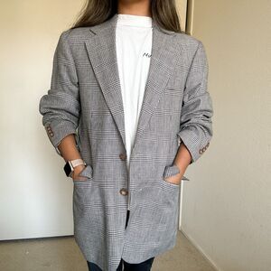Ralph Lauren Gray Plaid Blazer